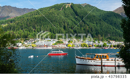 Lakefront of Queenstown City, New Zealand Lakefront of Queenstown City, New Zealand 43798335