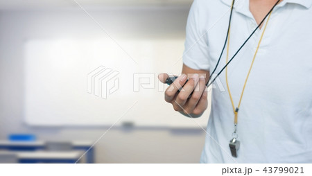 fitness education trainer in classroom 43799021