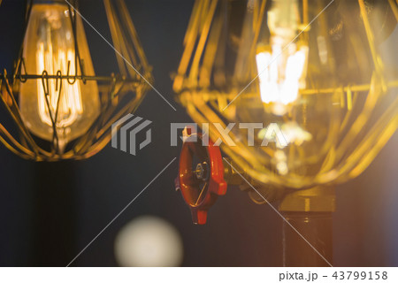 Old vintage pressure gauge lamp 43799158