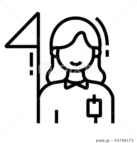 Guide Line Icon Guide Line Icon 43799173