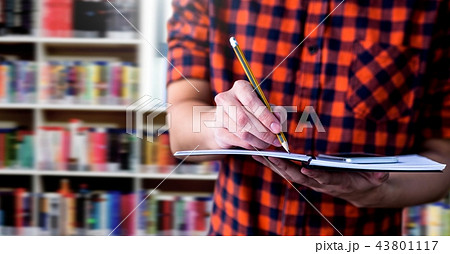 Student man in education library Student man in education library 43801117