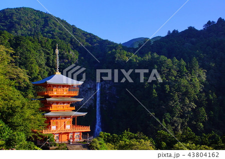 熊野那智大社 那智大滝 & 青岸渡寺 三重塔 (和歌山県 東牟婁郡 那智勝浦町 ) 熊野那智大社 那智大滝 & 青岸渡寺 三重塔 (和歌山県 東牟婁郡 那智勝浦町 ) 43804162