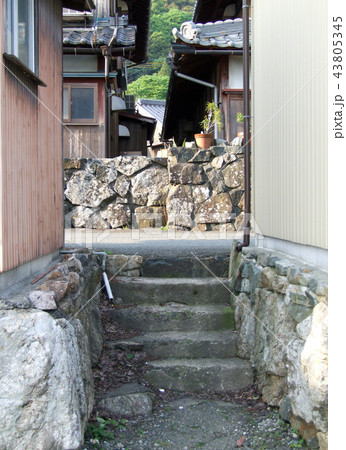 菅浦　滋賀県　湖岸集落　四足門 43805345