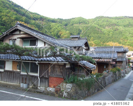 菅浦　滋賀県　湖岸集落　四足門 43805362