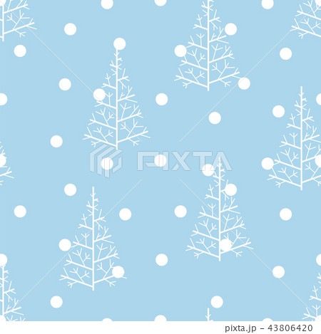 Christmas and New Year seamless pattern template. Vector Illustration. 43806420