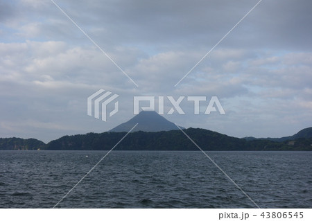 開聞岳　池田湖　かいもんだけ　旅行　指宿　南九州　雲 43806545