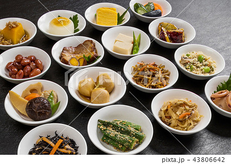 おかずいろいろ Side dishes of rice japanese food おかずいろいろ Side dishes of rice japanese food 43806642