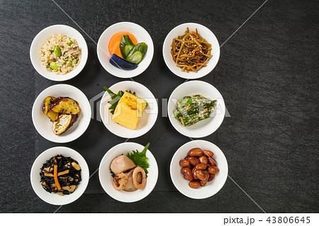 おかずいろいろ Side dishes of rice japanese food おかずいろいろ Side dishes of rice japanese food 43806645