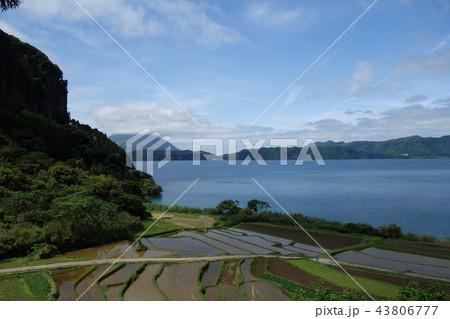 開聞岳　池田湖　かいもんだけ　旅行　指宿　南九州　雲 43806777