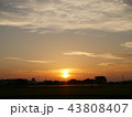 二子玉川の夕陽（夏） 43808407