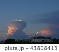二子玉川の夕陽と雲 43808413