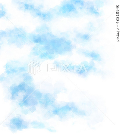 春の空 水彩イラスト素材 背景のイラスト素材 43810940 Pixta