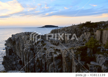 東尋坊 夕景 43811139