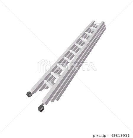 Firefighter ladder cartoon icon 43813951
