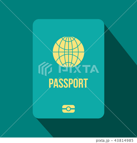 Passport flat icon  Passport flat icon  43814985