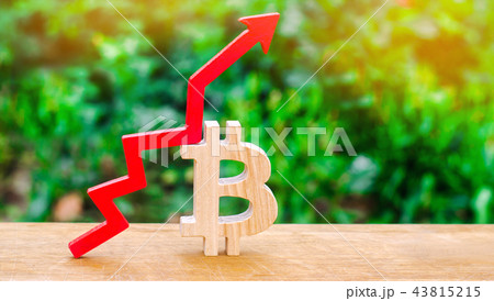 increase in the cost of bitcoin. growth 43815215