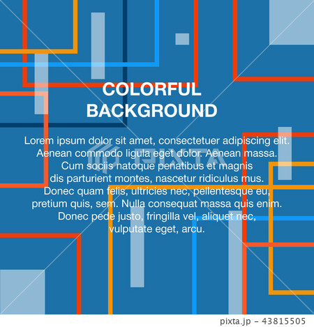 Vector set of abstract avangarde retro background with multicolored geometric shapes and copy space Vector set of abstract avangarde retro background with multicolored geometric shapes and copy space 43815505