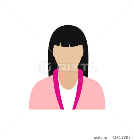 Spa massage therapist flat icon Spa massage therapist flat icon 43815805