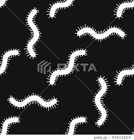Virus black simple pattern 43815824