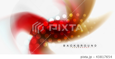 Mixing liquid color flow abstract background. Trendy abstract layout template for business or 43817654
