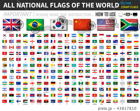 All official national flags of the world .  43817810