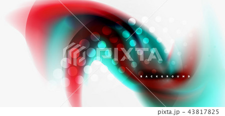 Color flowing wave, trendy liquid design template Color flowing wave, trendy liquid design template 43817825