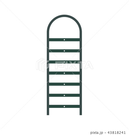 Ladder flat icon  43818241