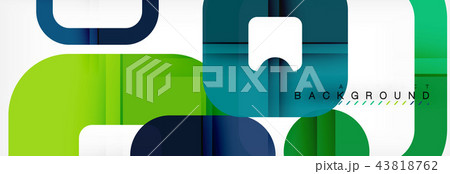 Square geometric background, multicolored template for business or technology presentation or web 43818762