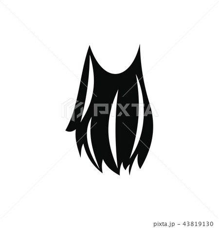 Leprechaun beard black simple icon 43819130