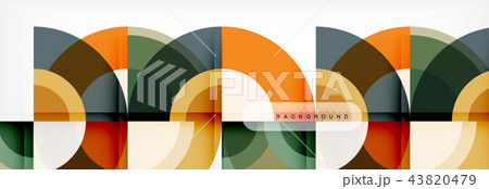 Vector circle abstract background 43820479