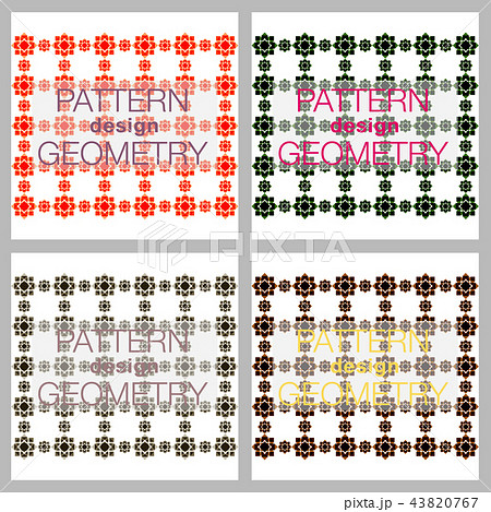seamless pattern in colors with geometric elements. Pattern in hipster style. Pattern is suitable 43820767