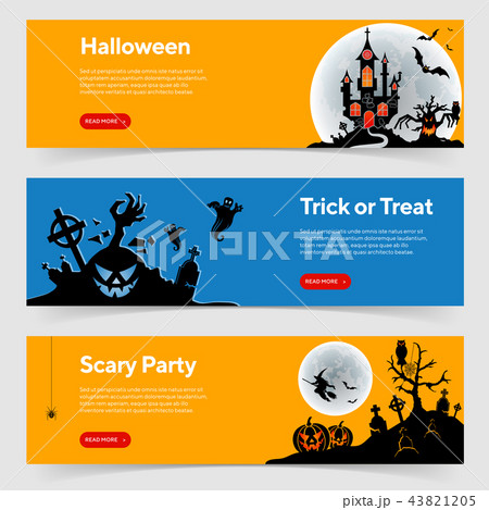 Happy Halloween Party Banners 43821205