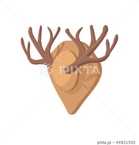 Hunting trophy cartoon icon Hunting trophy cartoon icon 43821502