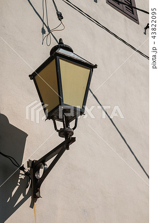 Lantern streetlight during a day Lantern streetlight during a day 43822095