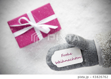 Frohe Weihnachten Mean Merry Christmas, Snowflakes 43826762