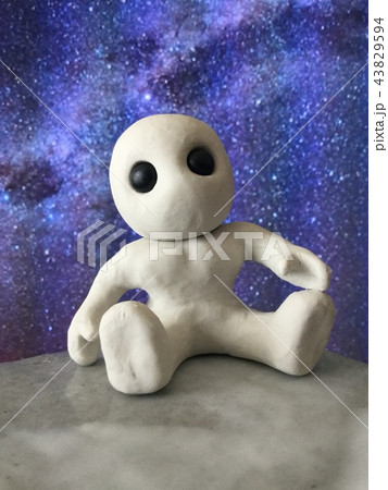 キモかわ宇宙人 粘土細工 キモかわ宇宙人 粘土細工 43829594