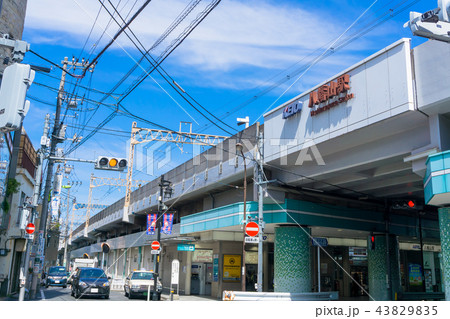 駅前風景　八幡山駅 43829835