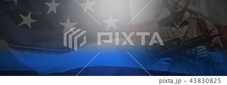 Composite image of full frame of wrinkled american flag Composite image of full frame of wrinkled american flag 43830825