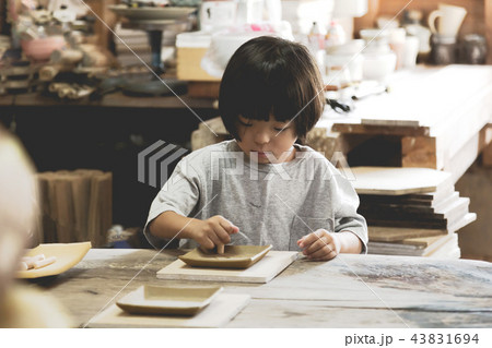 陶芸　子供 43831694