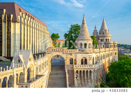 Fisherman's Bastion in Budapest city, Hungary Fisherman's Bastion in Budapest city, Hungary 43833083