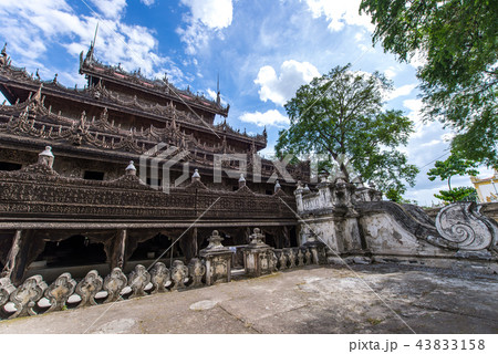 Shwenandaw Kyaung Monastery or at Mandalay 43833158