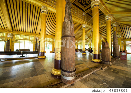 Kambawzathardi Golden Palace in Bago, Myanmar 43833391
