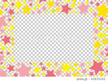 Star frame square pink 43835242