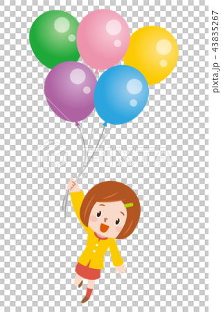 氣球和女孩 43835267