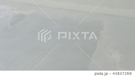 closeup applied primer on the floor 43837269