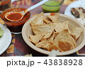 メキシコ、トルティーヤとホットソースティーヤとホットソース 43838928