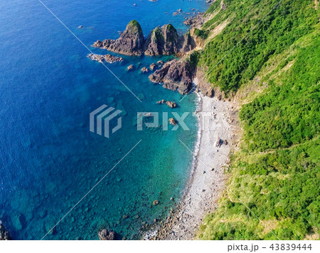 野間のリアス式海岸展望所上空 野間のリアス式海岸展望所上空 43839444