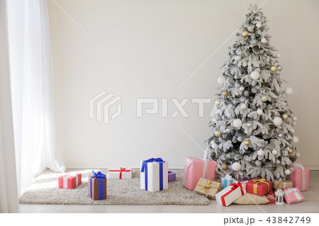 apartment decor for the new year Christmas tree and gifts apartment decor for the new year Christmas tree and gifts 43842749