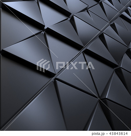 Abstract dark background of polygonal triagles shape Abstract dark background of polygonal triagles shape 43843614