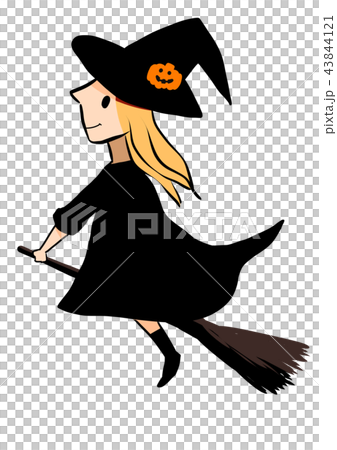 Jack O lantern and witch [Halloween] 43844121